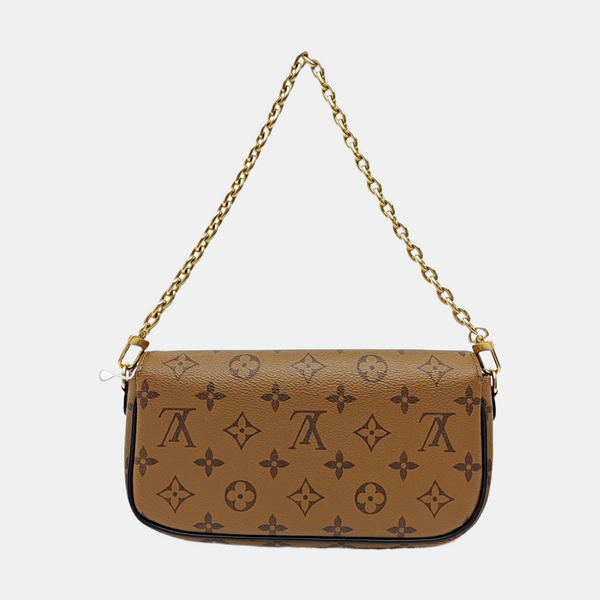 IVY Monogram Coated Canvas Brown