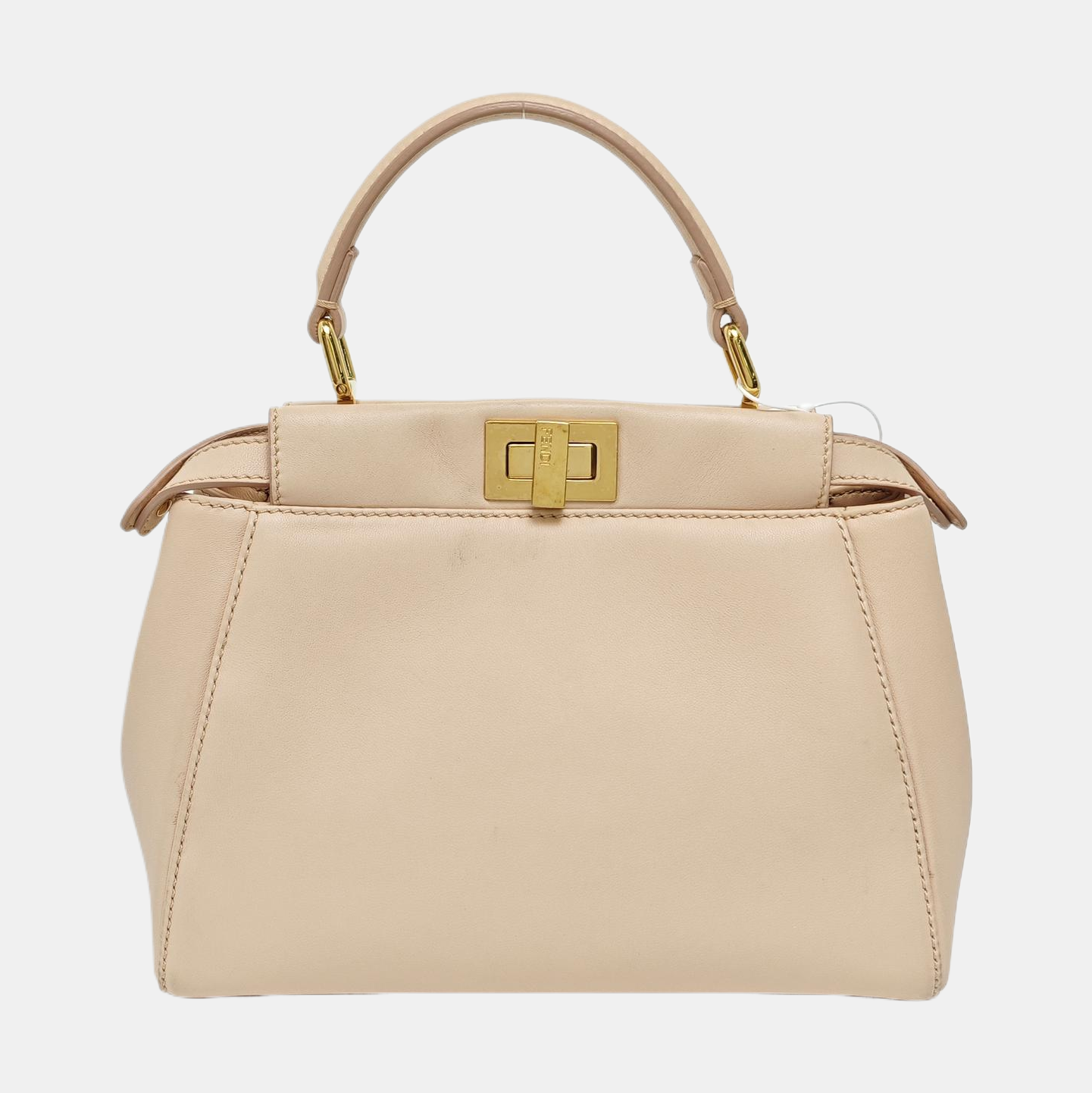 Peekaboo Mini Lambskin Beige