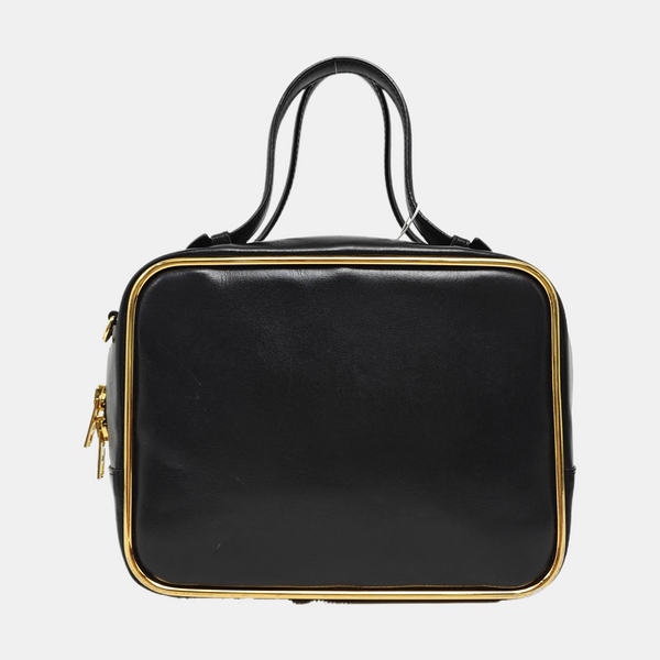 Calfskin Shoulder Bag Black