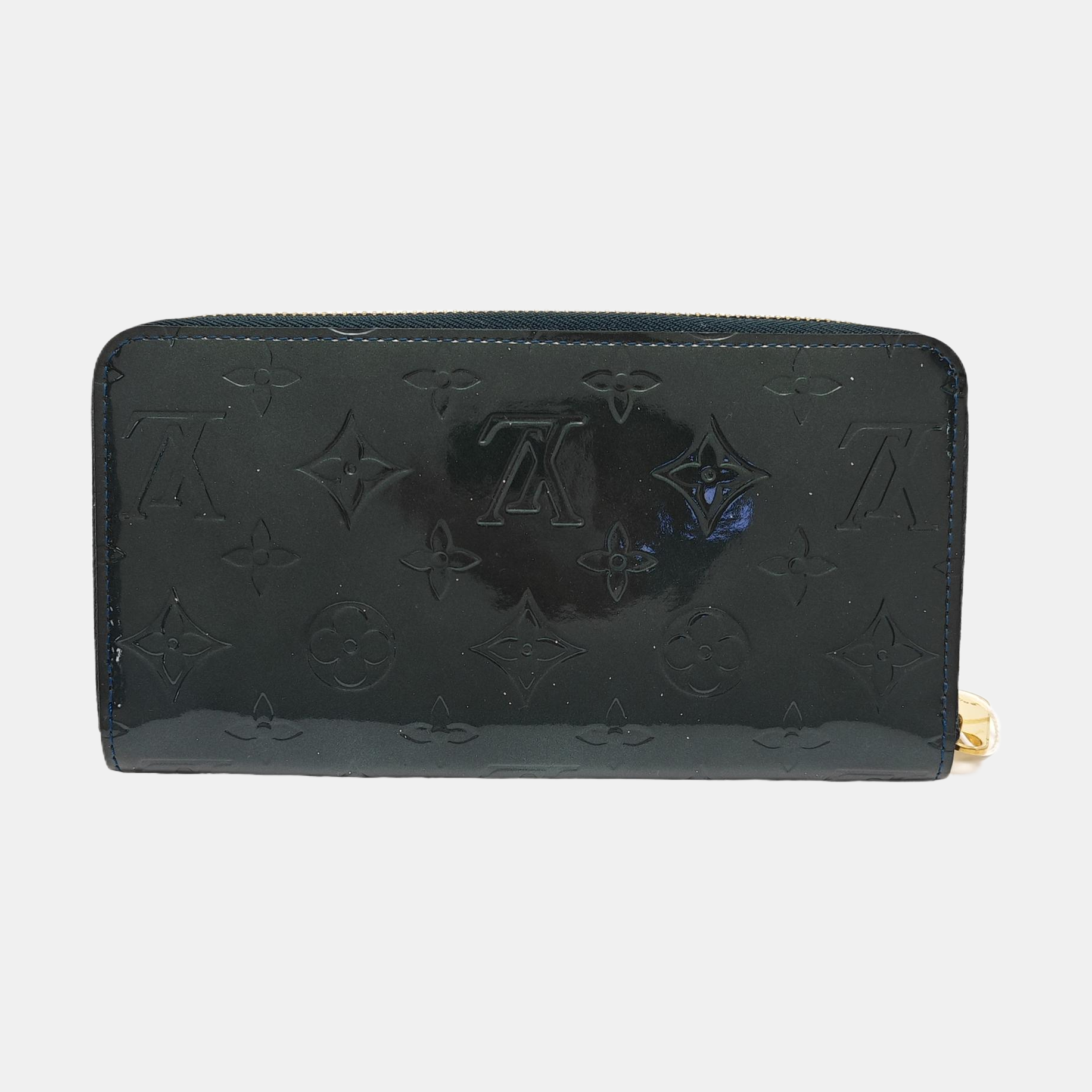 ZIPPY Patent Leather Green Wallet
