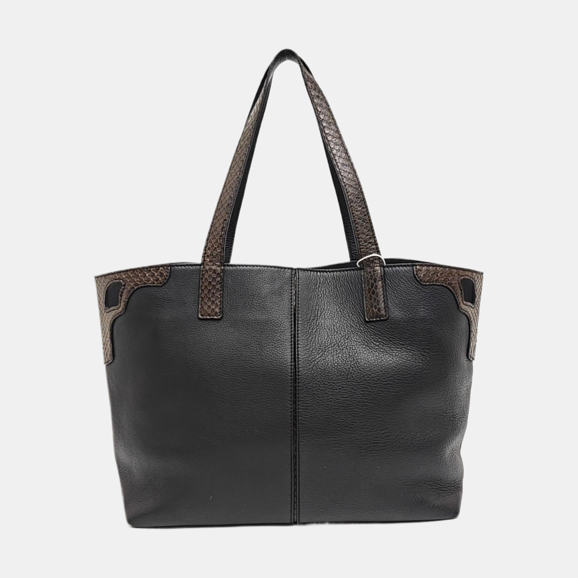 Calfskin Tote Bag Black