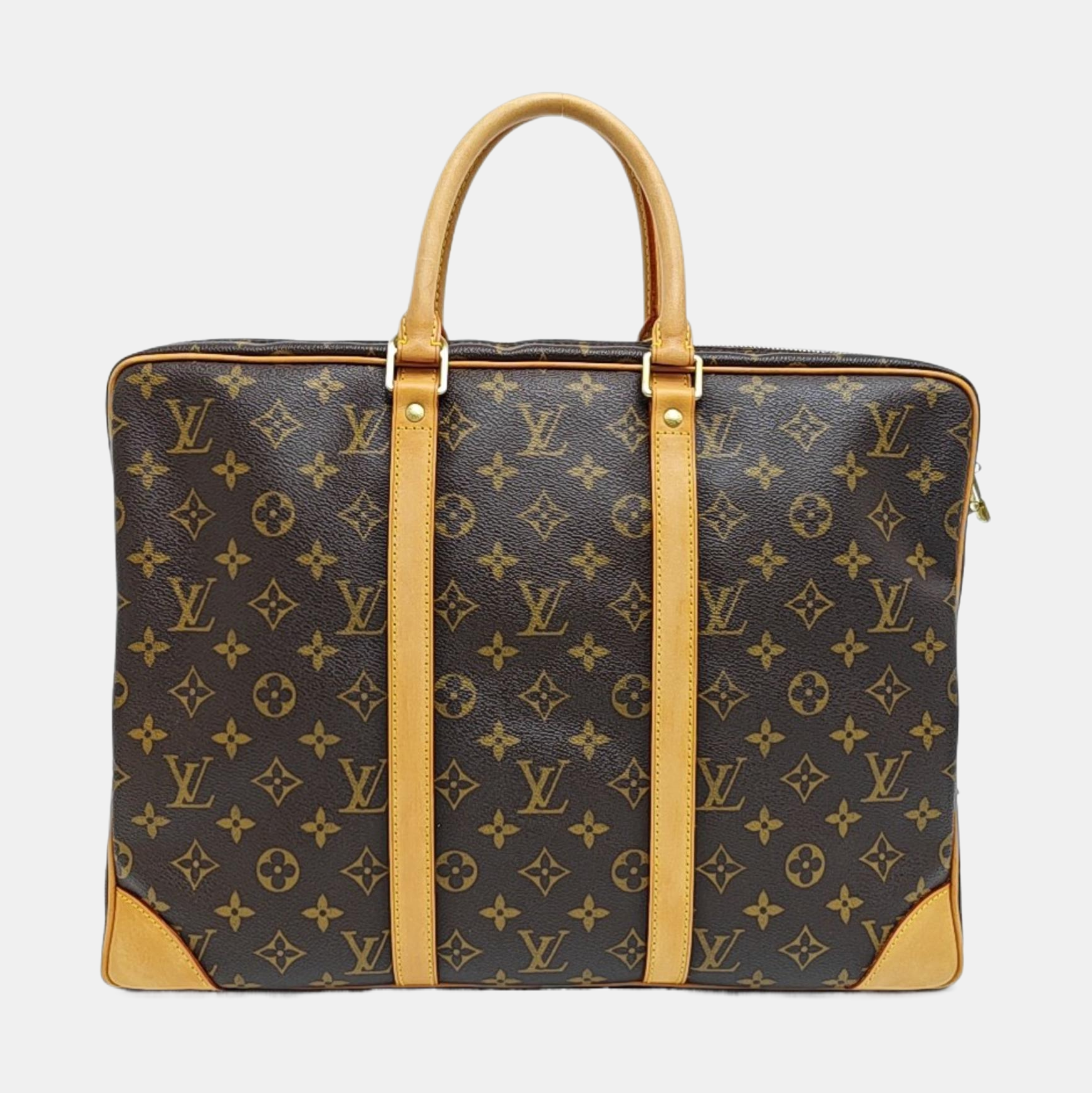 PORTE-DOCUMENTS PM Monogram Coated Canvas Brown