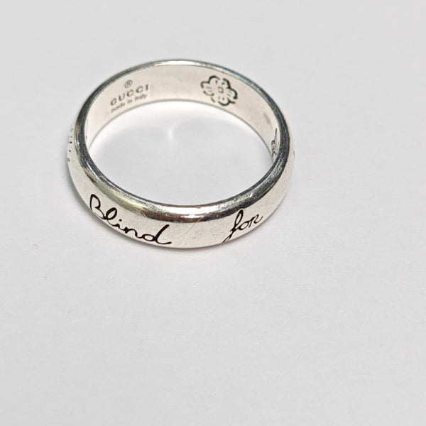 Blind For Love 925 Sterling Silver Ring HK 13
