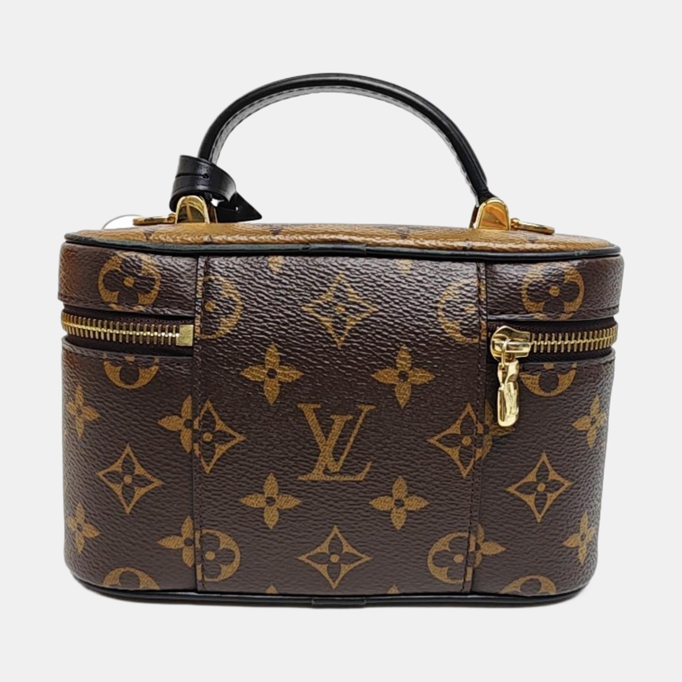 Vanity Chain Pouch Monogram Coated Canvas Brown