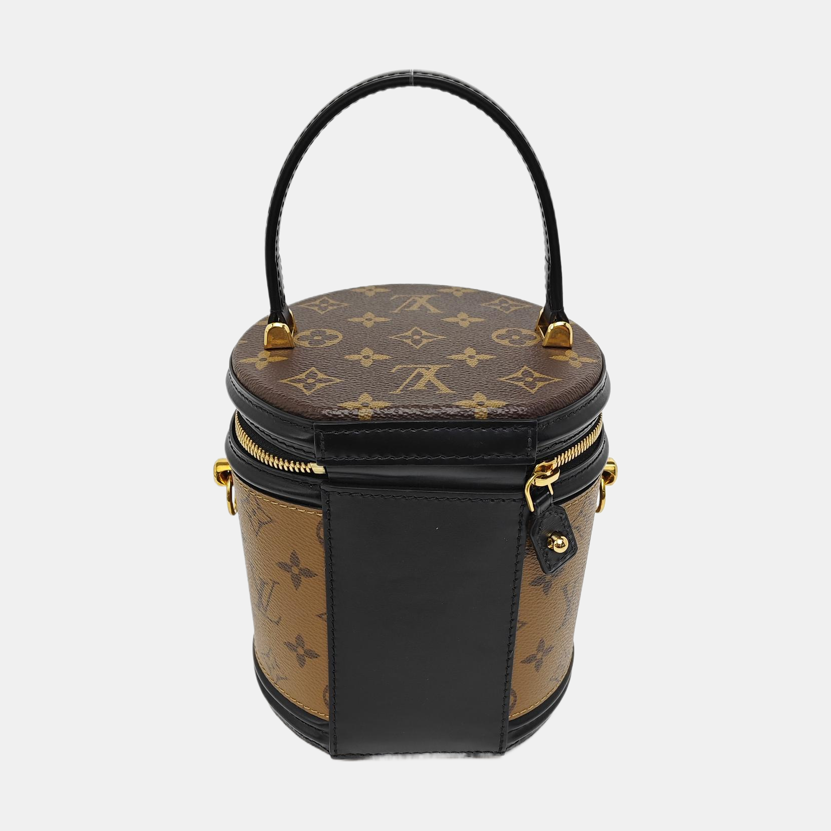 CANNES PM Monogram Coated Canvas Brown