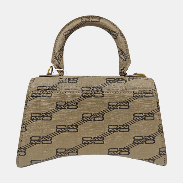 Hourglass XS Coated Canvas Brown
