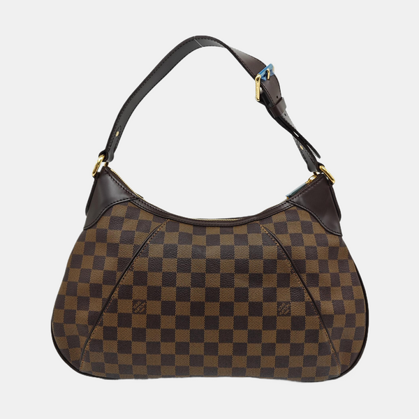 VINTAGE THAMES Damier Ebene Coated Canvas Brown