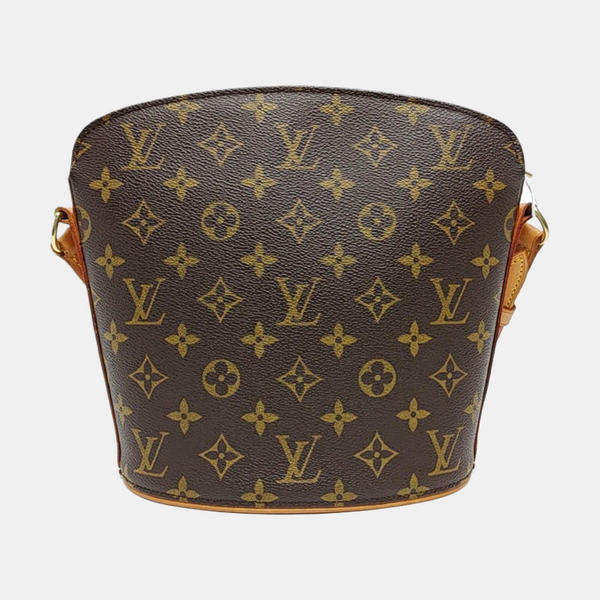 DROUOT Monogram Coated Canvas Brown