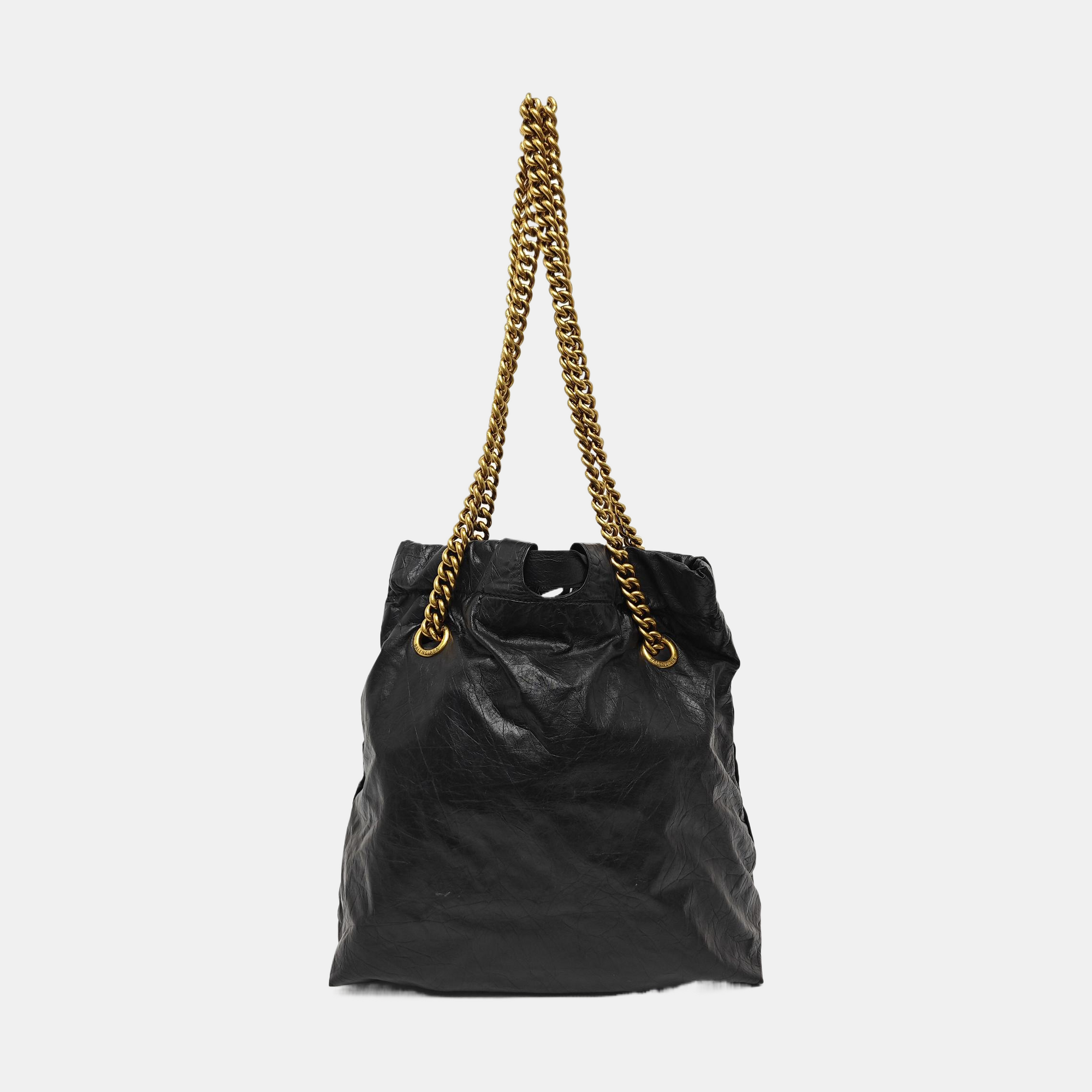 Calfskin Shoulder Bag Black