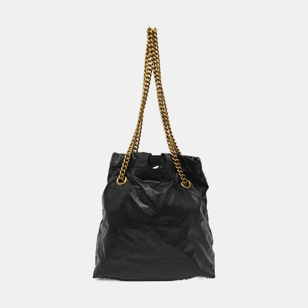 Calfskin Shoulder Bag Black