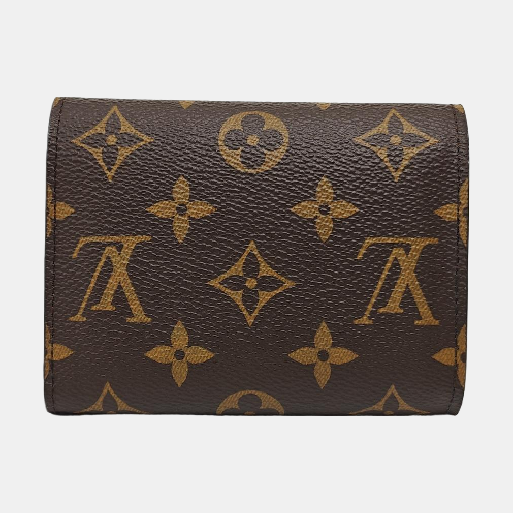 VICTORINE Monogram Coated Canvas Brown Wallet