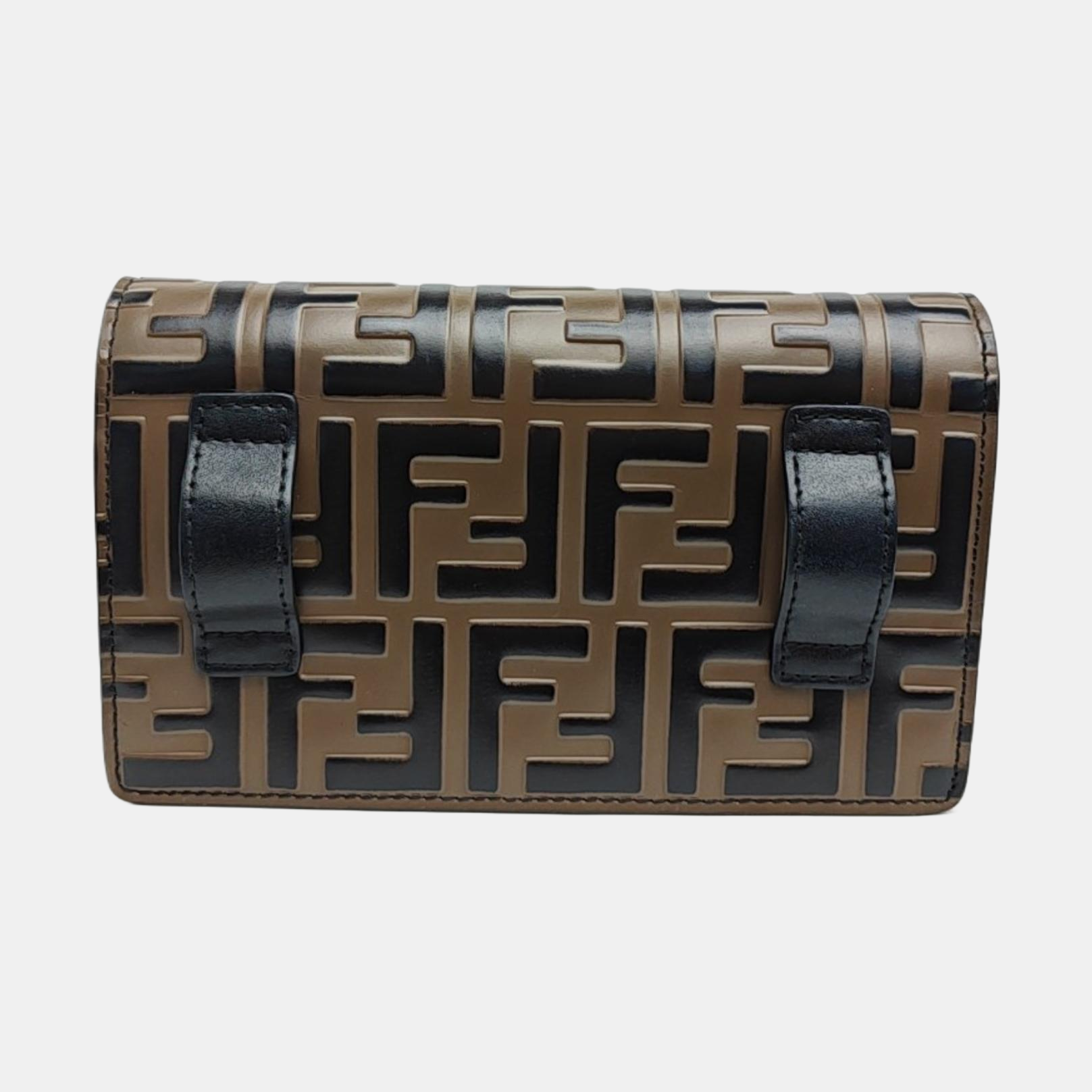 Double Micro Calfskin Black