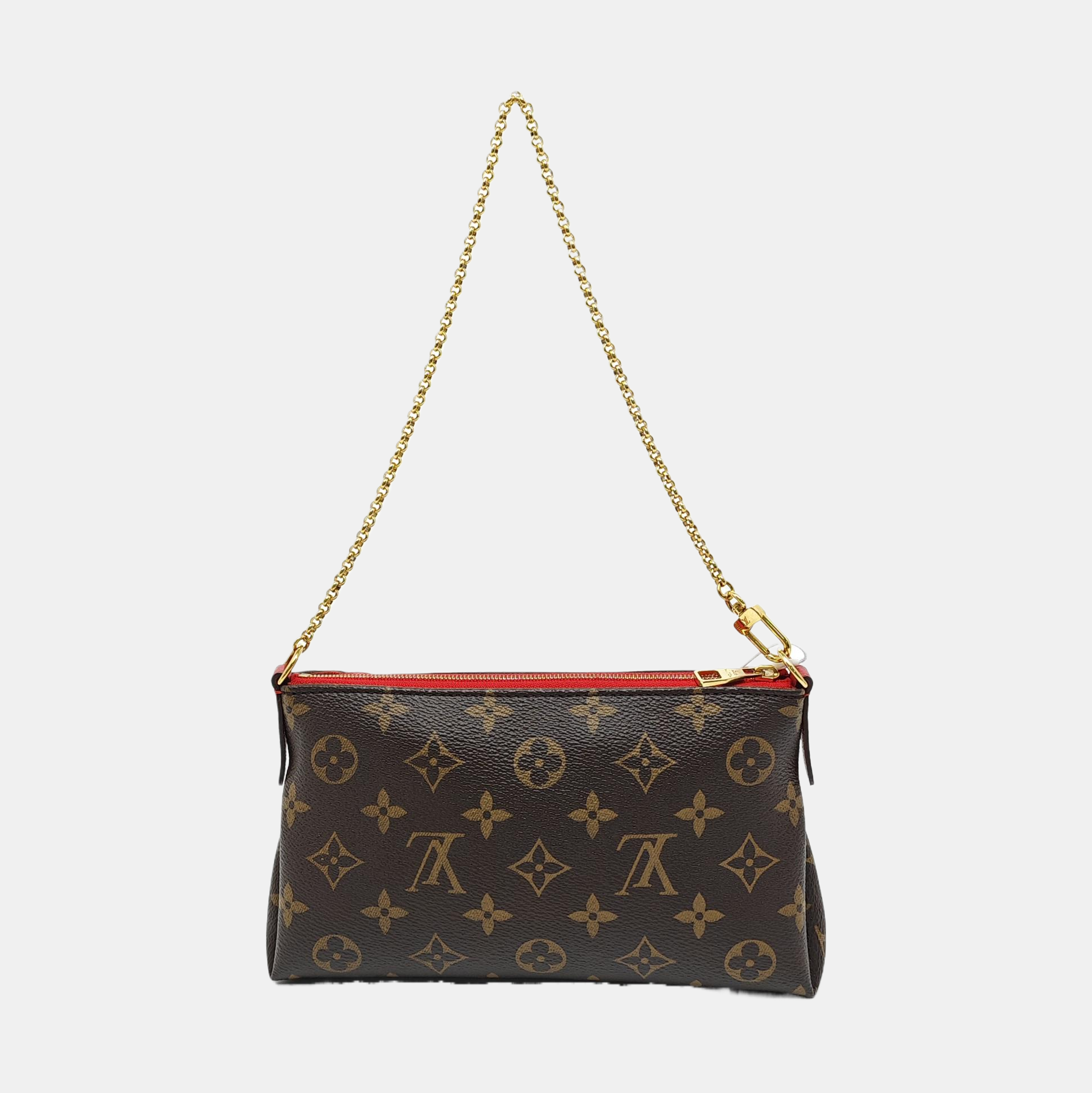 PALLAS BB Monogram Coated Canvas Brown