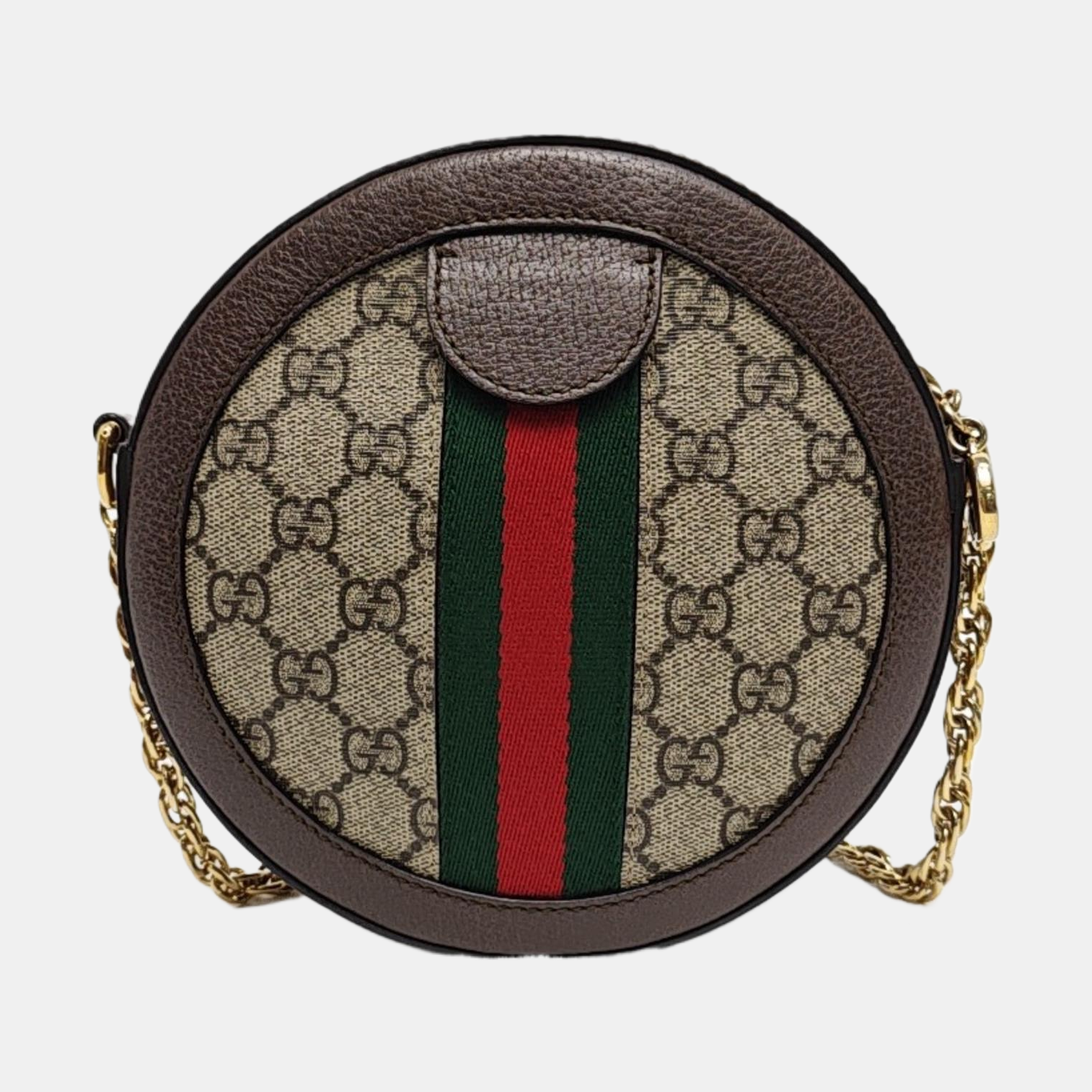 Ophidia Mini Monogram Coated Canvas Beige