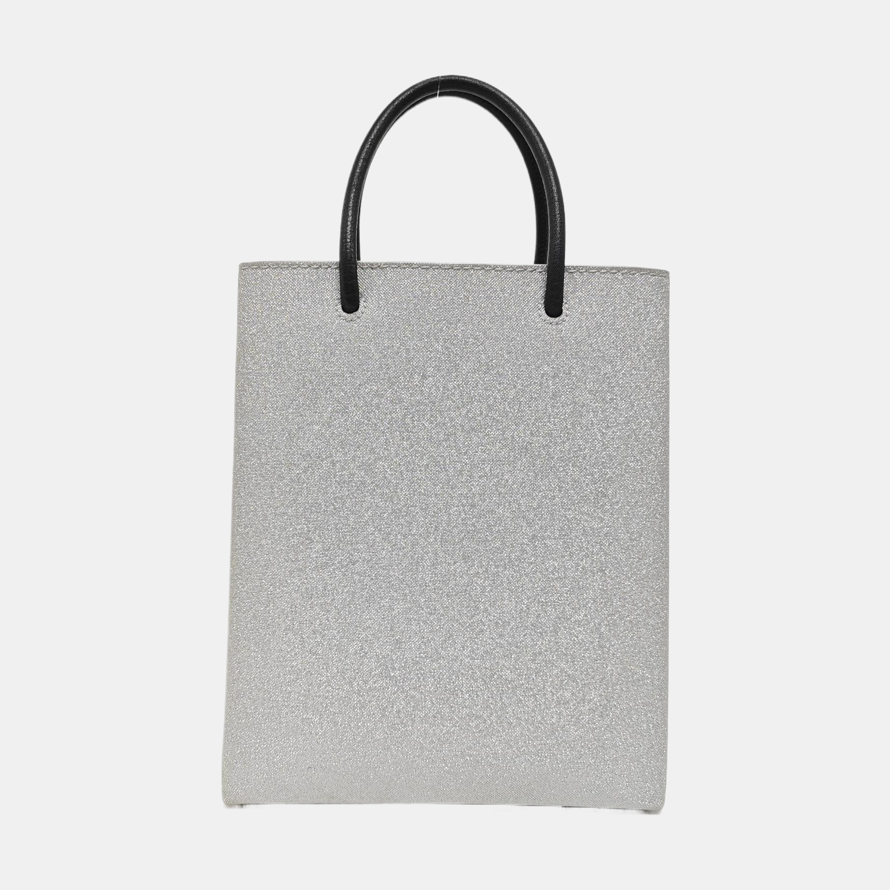 Shopping Bag Large Special Material Silver
