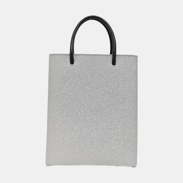 Shopping Bag Large Special Material Silver