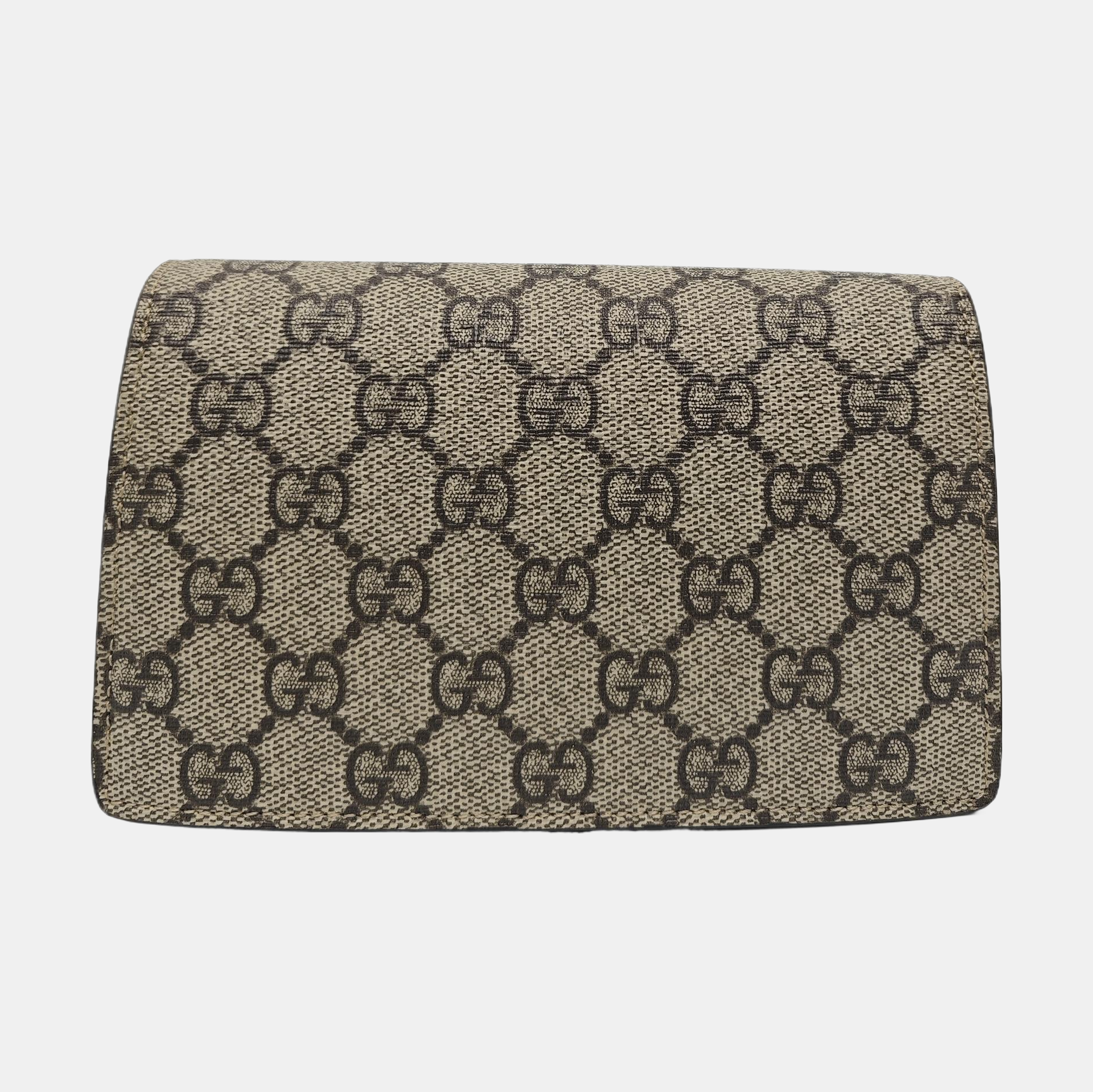 Dionysus Super Mini Monogram Coated Canvas Beige