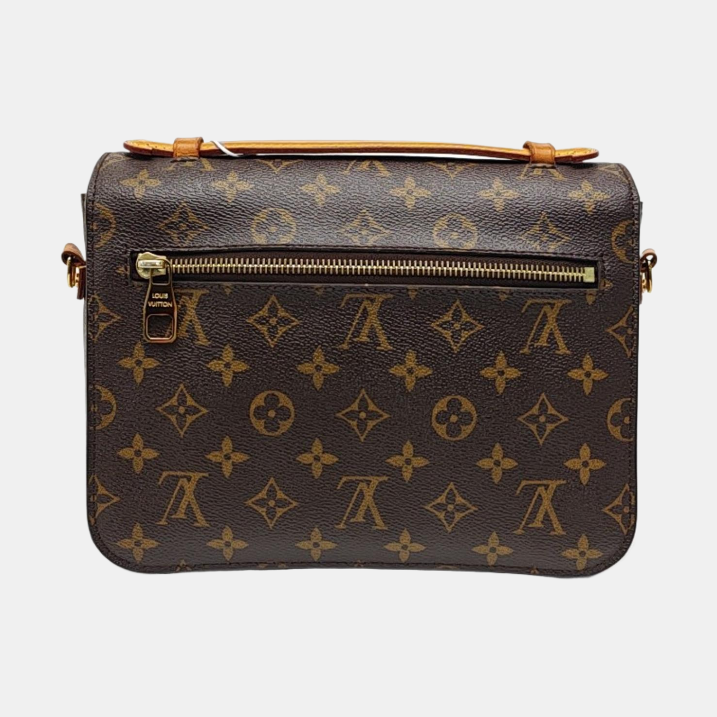 MÉTIS MM Monogram Coated Canvas Brown