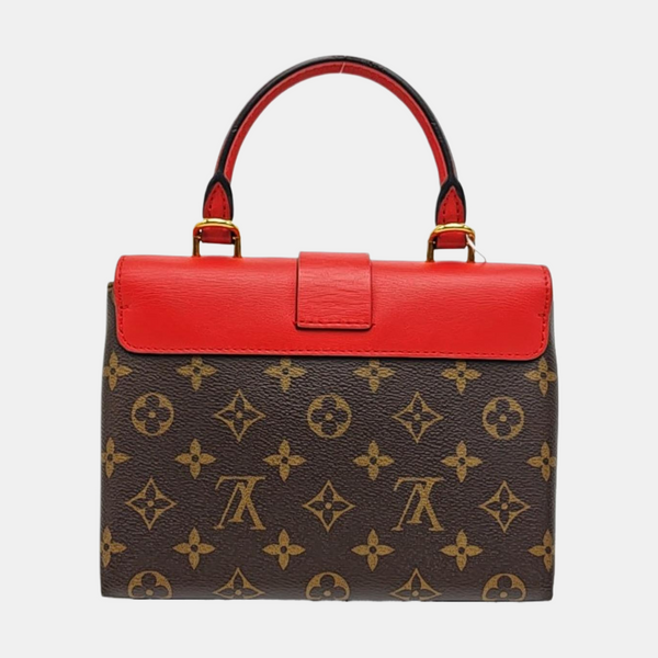 LOCKY BB Monogram Coated Canvas Red