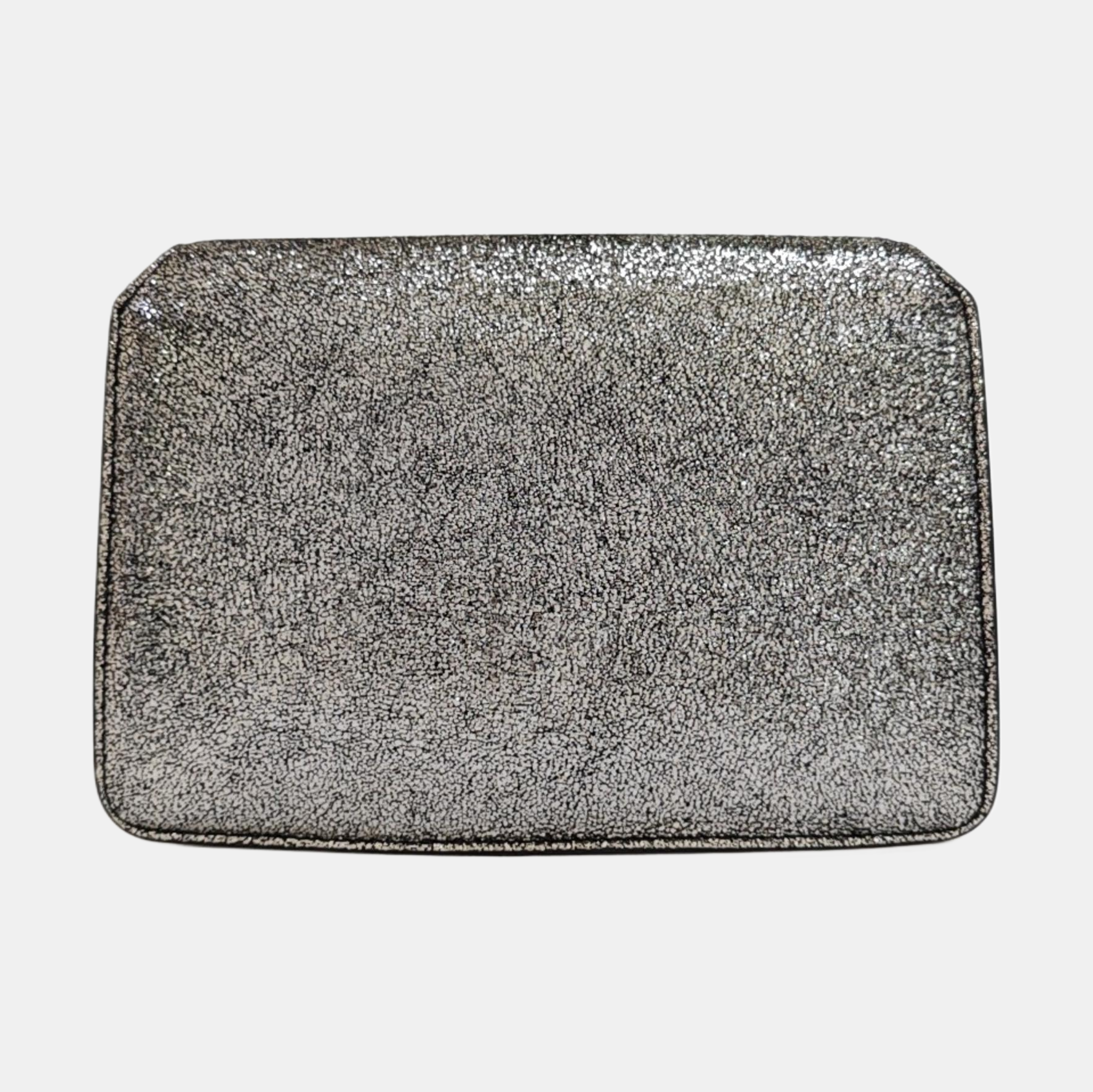 Gancini Lambskin Silver