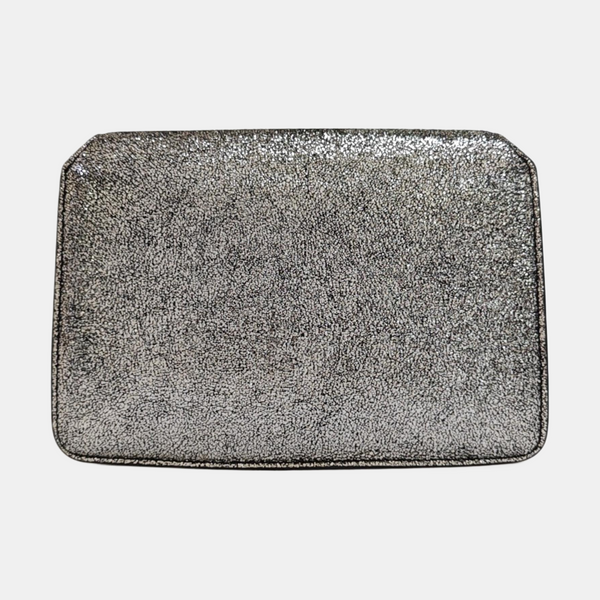 Gancini Lambskin Silver