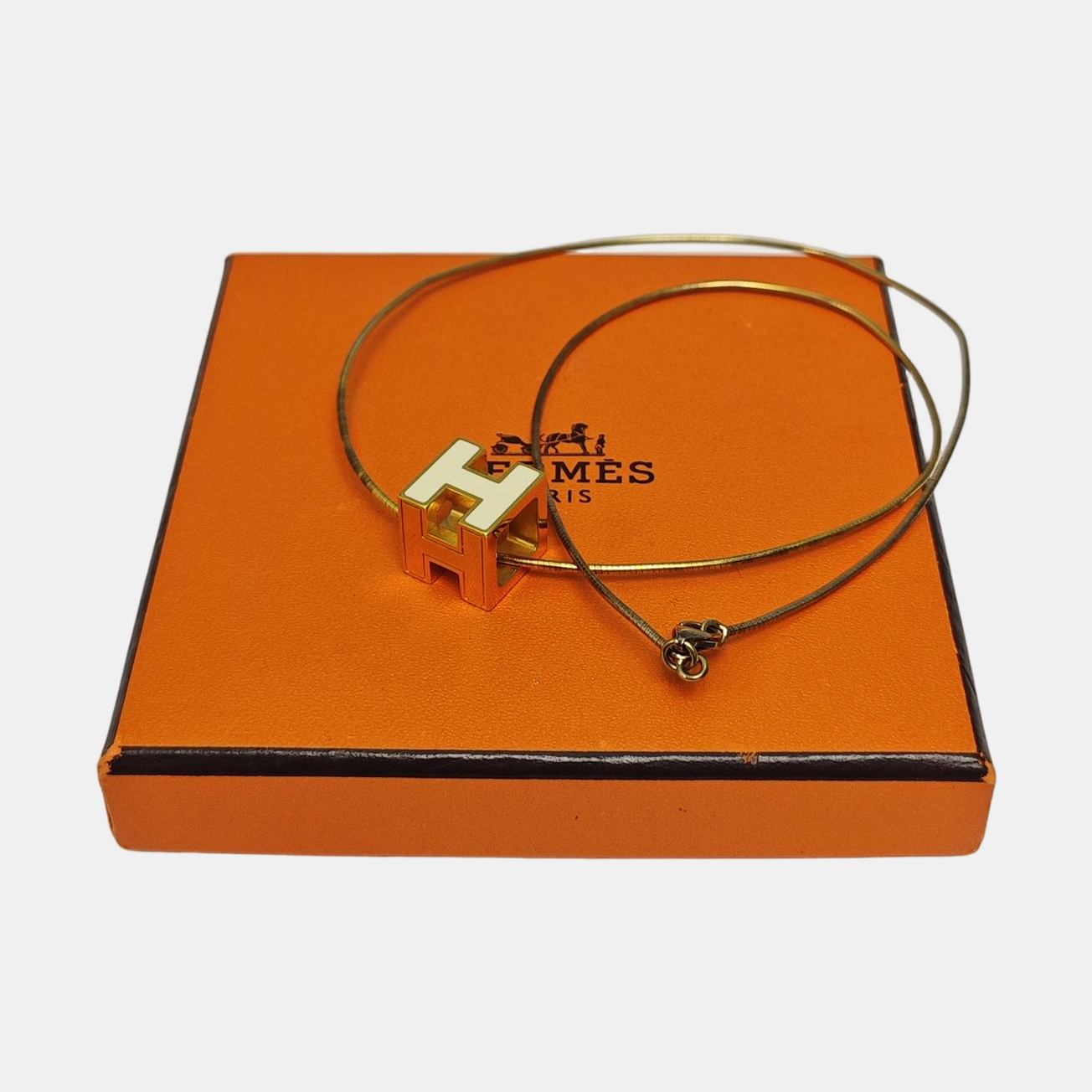 Cage D'h 925 Sterling Silver Gold Necklace