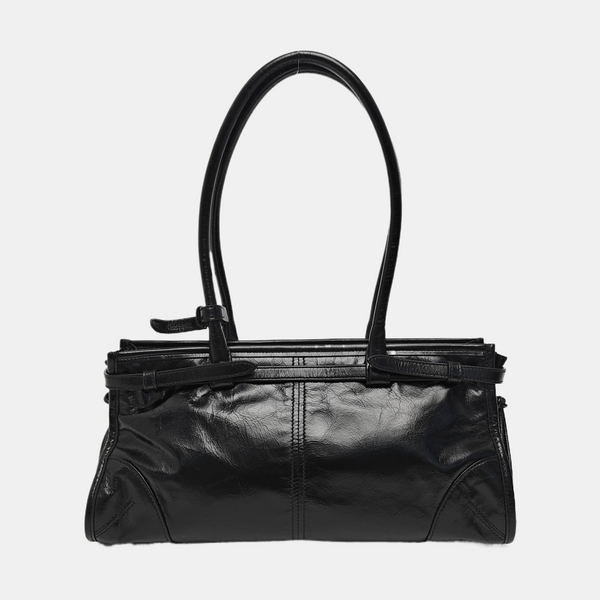 Bonnie Medium Patent Leather Black