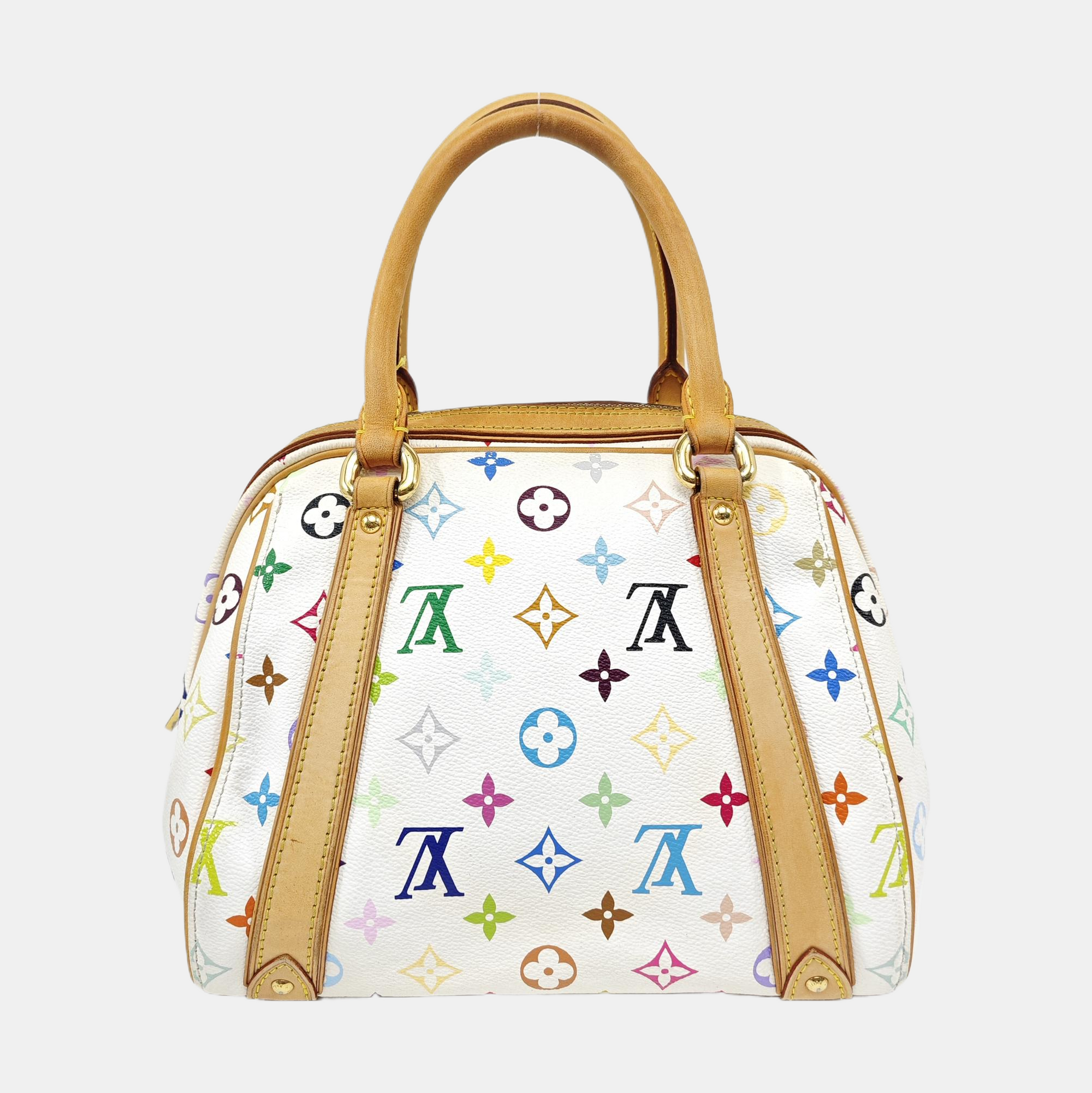 LV × TM PRISCILLA Monogram Coated Canvas White