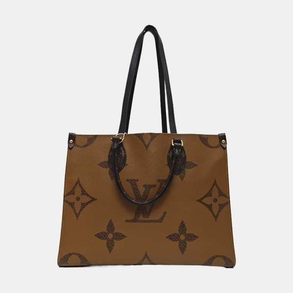 ONTHEGO MM Monogram Coated Canvas Brown