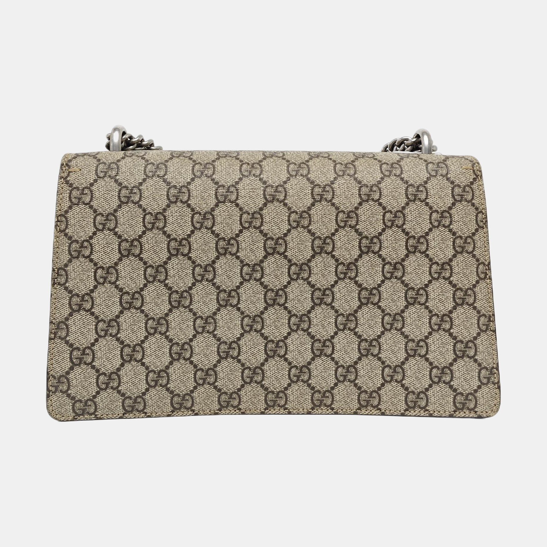 Dionysus Small Monogram Coated Canvas Black
