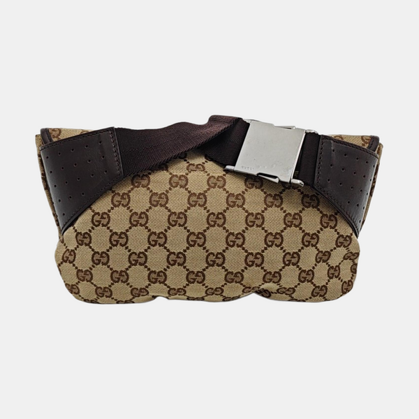 Monogram Calfskin Belt Bag Brown