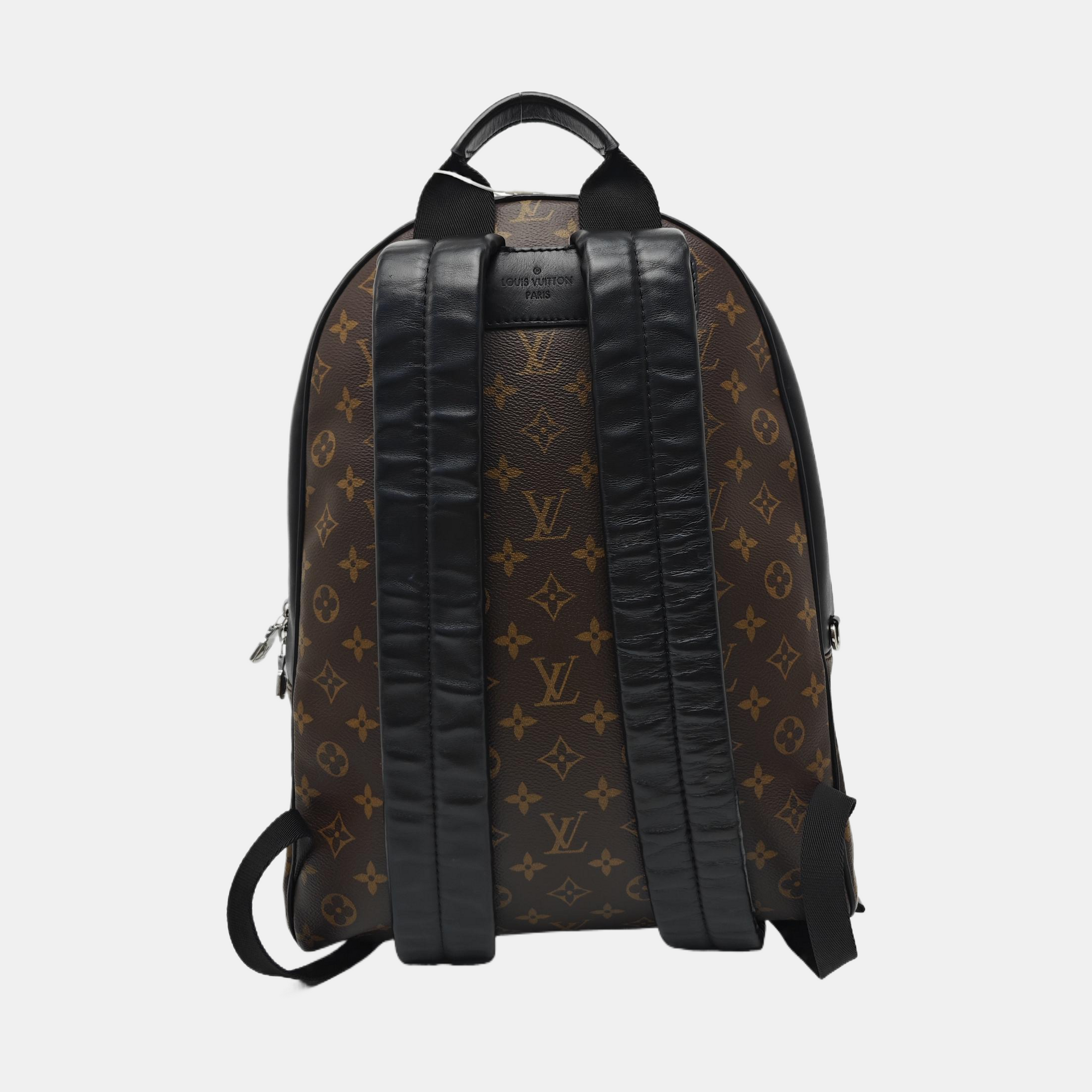 JOSH Monogram Coated Canvas Brown