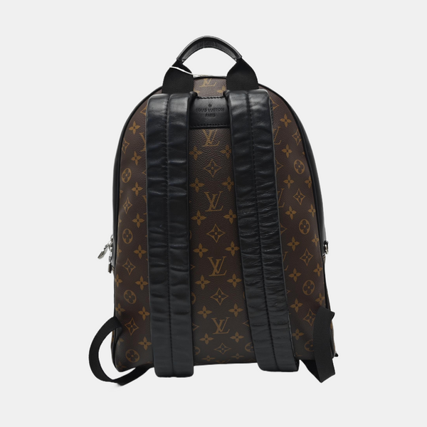 JOSH Monogram Coated Canvas Brown