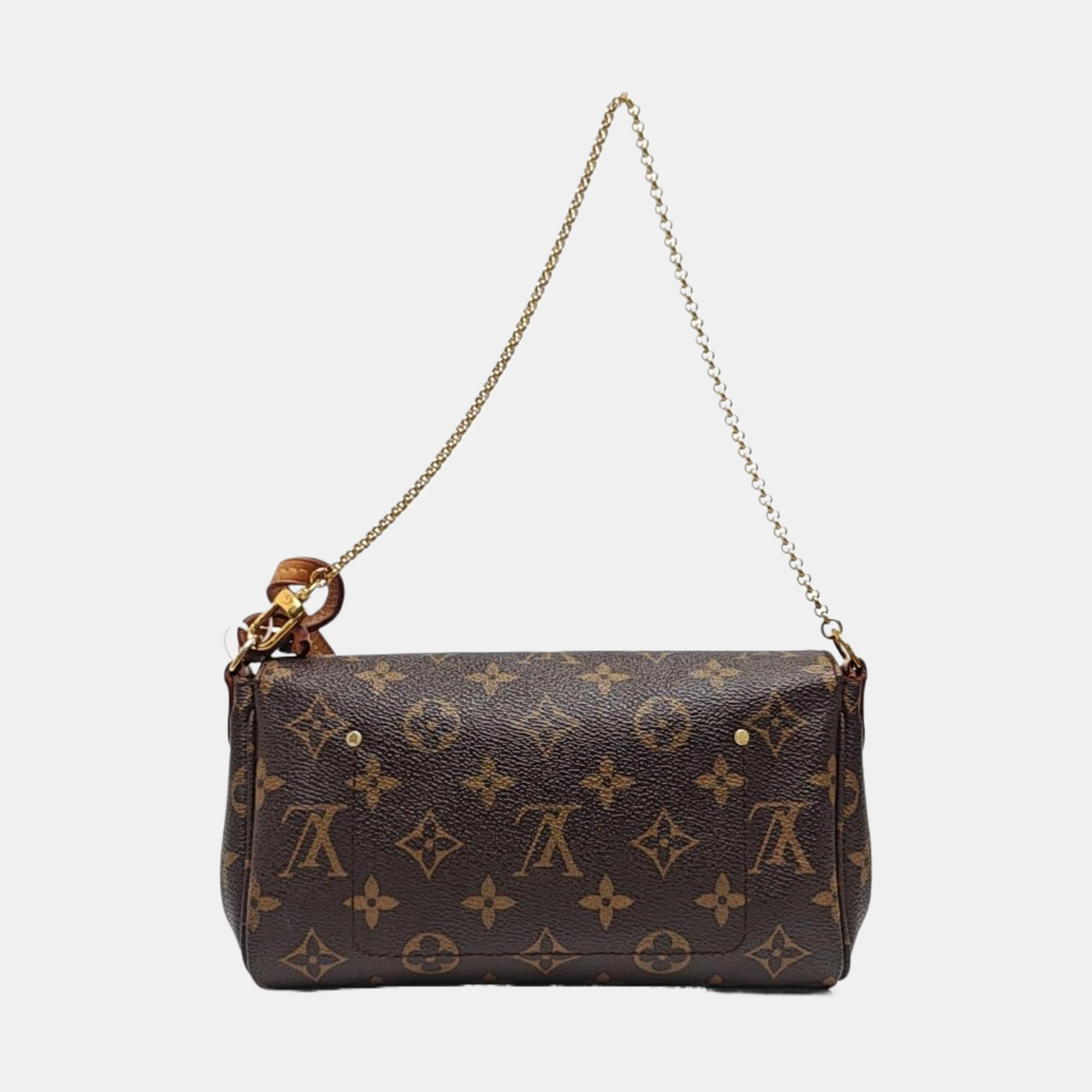 FAVORITE PM Monogram Coated Canvas Brown