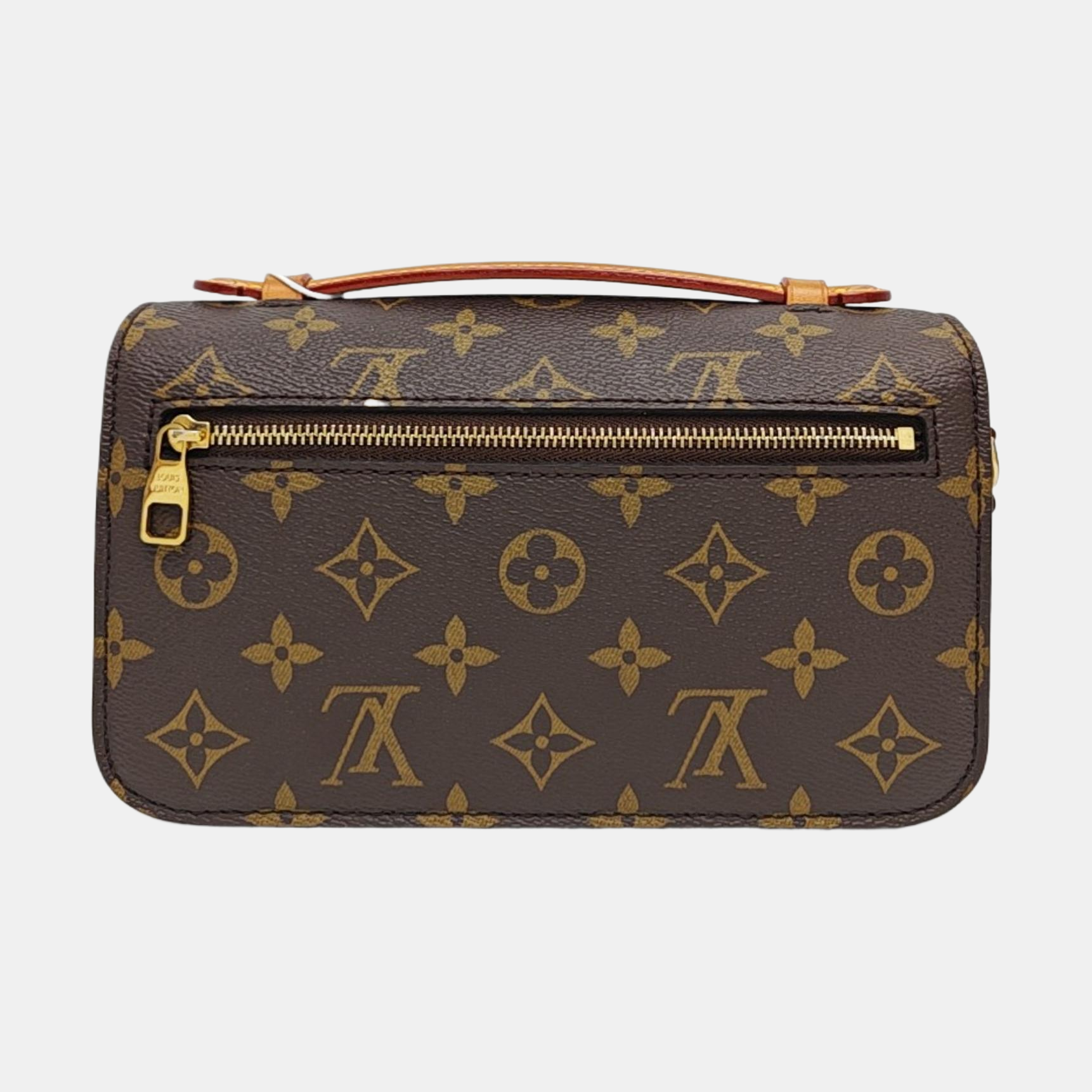 MÉTIS EAST WEST Monogram Coated Canvas Brown