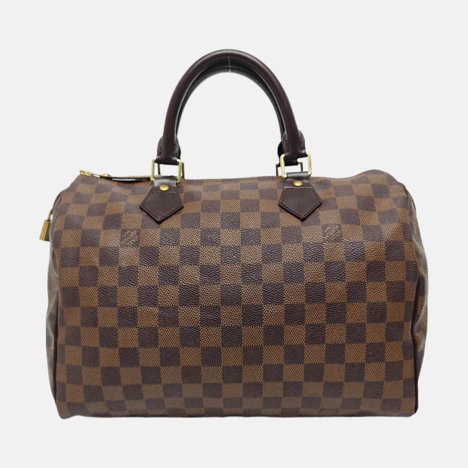 SPEEDY 30 Damier Ebene Coated Canvas Brown