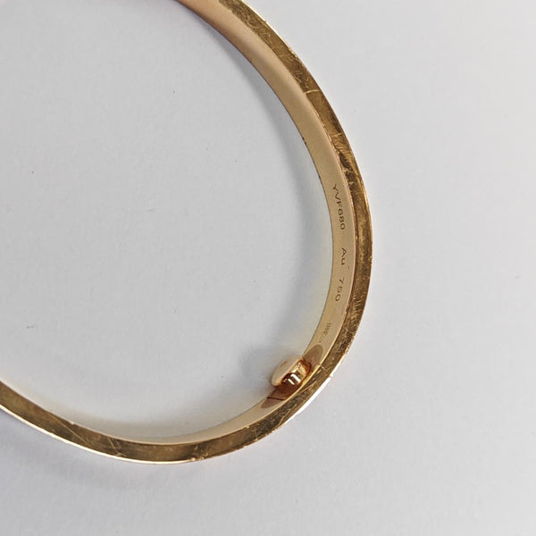 LOVE 18k Rose Gold Bangle