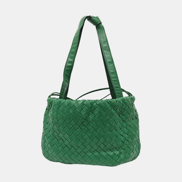 Lambskin Shoulder Bag Green