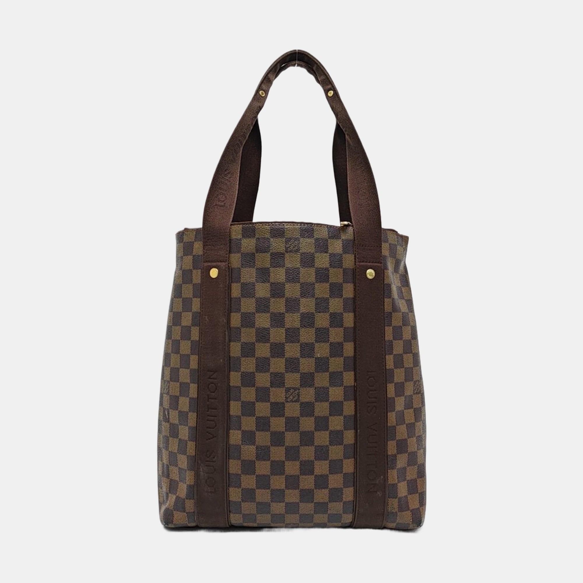 VINTAGE BEAUBOURG Damier Ebene Coated Canvas Brown