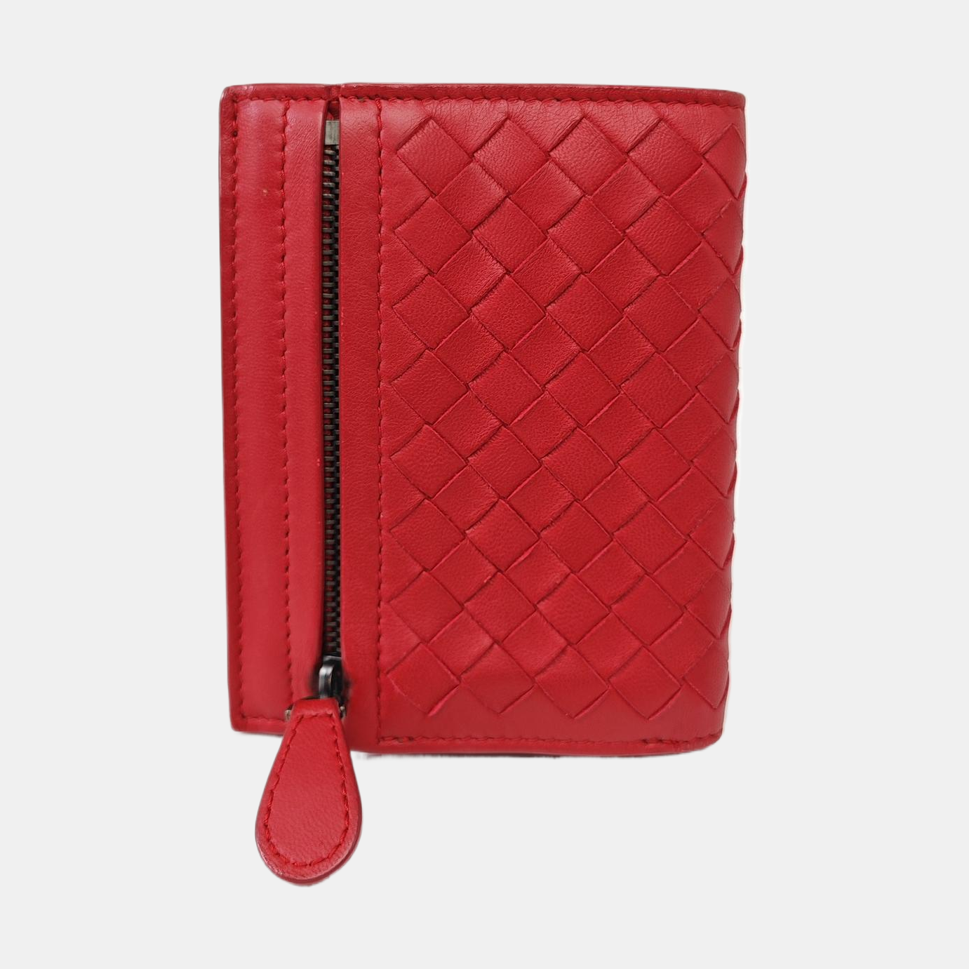 Lambskin Wallet Red