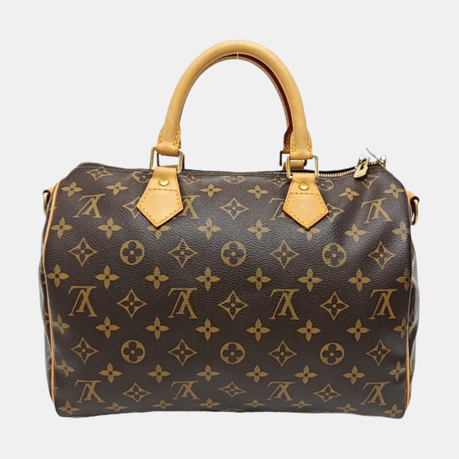 SPEEDY 30 Monogram Coated Canvas Brown