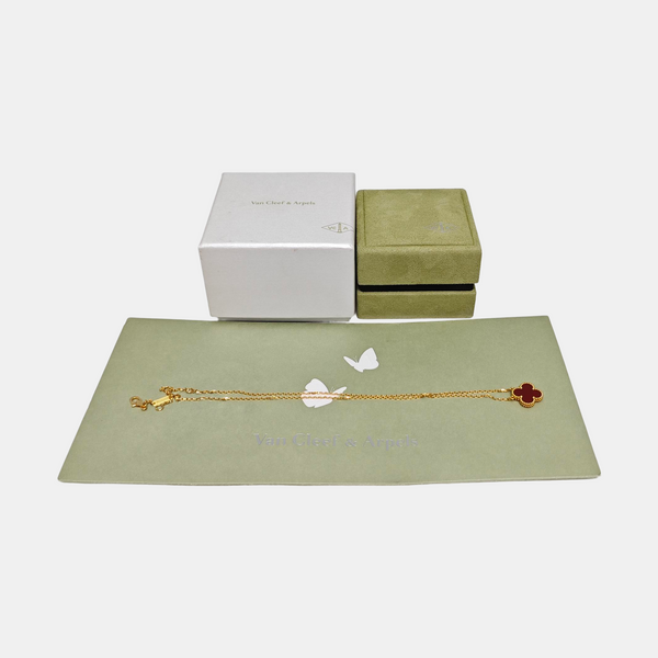 Vintage Alhambra 18k Gold Necklace
