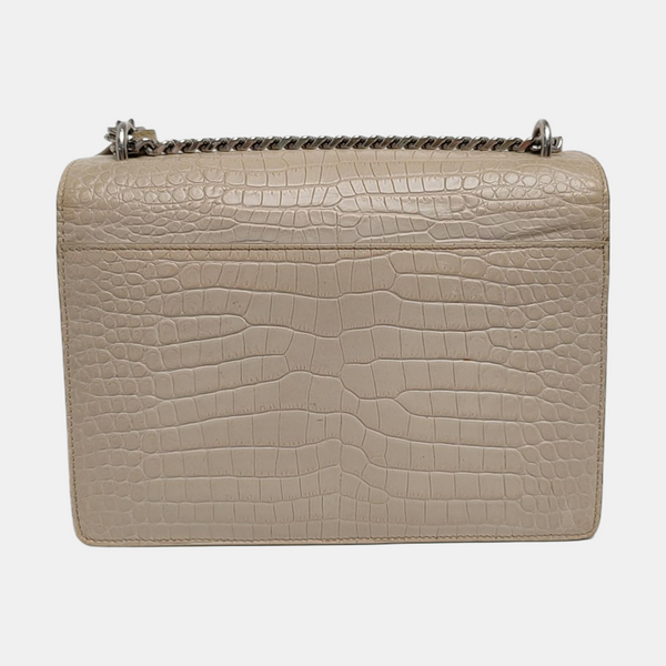 SUNSET Medium Calfskin Beige