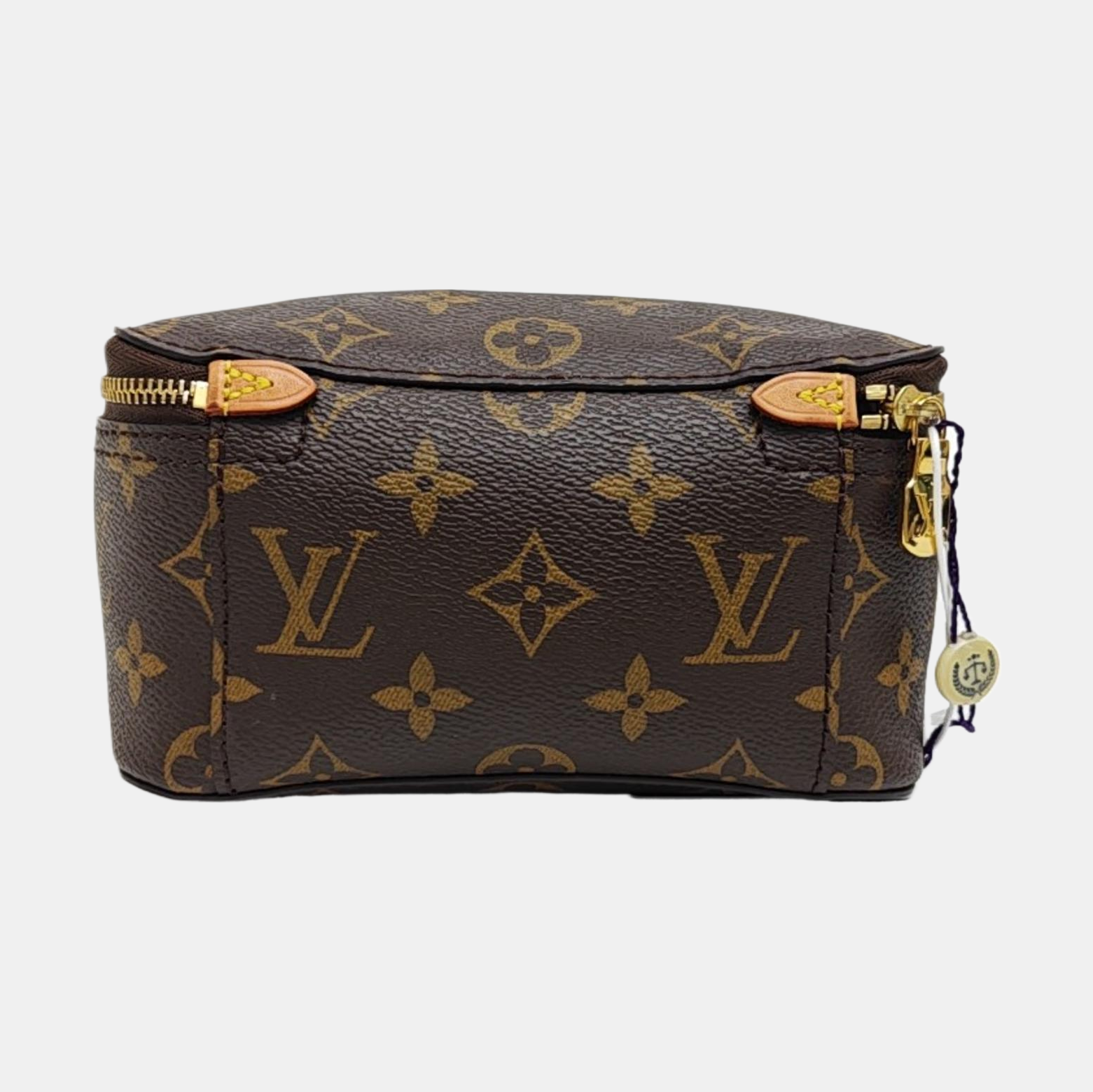 CUBE DE RANGEMENT PM Monogram Coated Canvas Brown