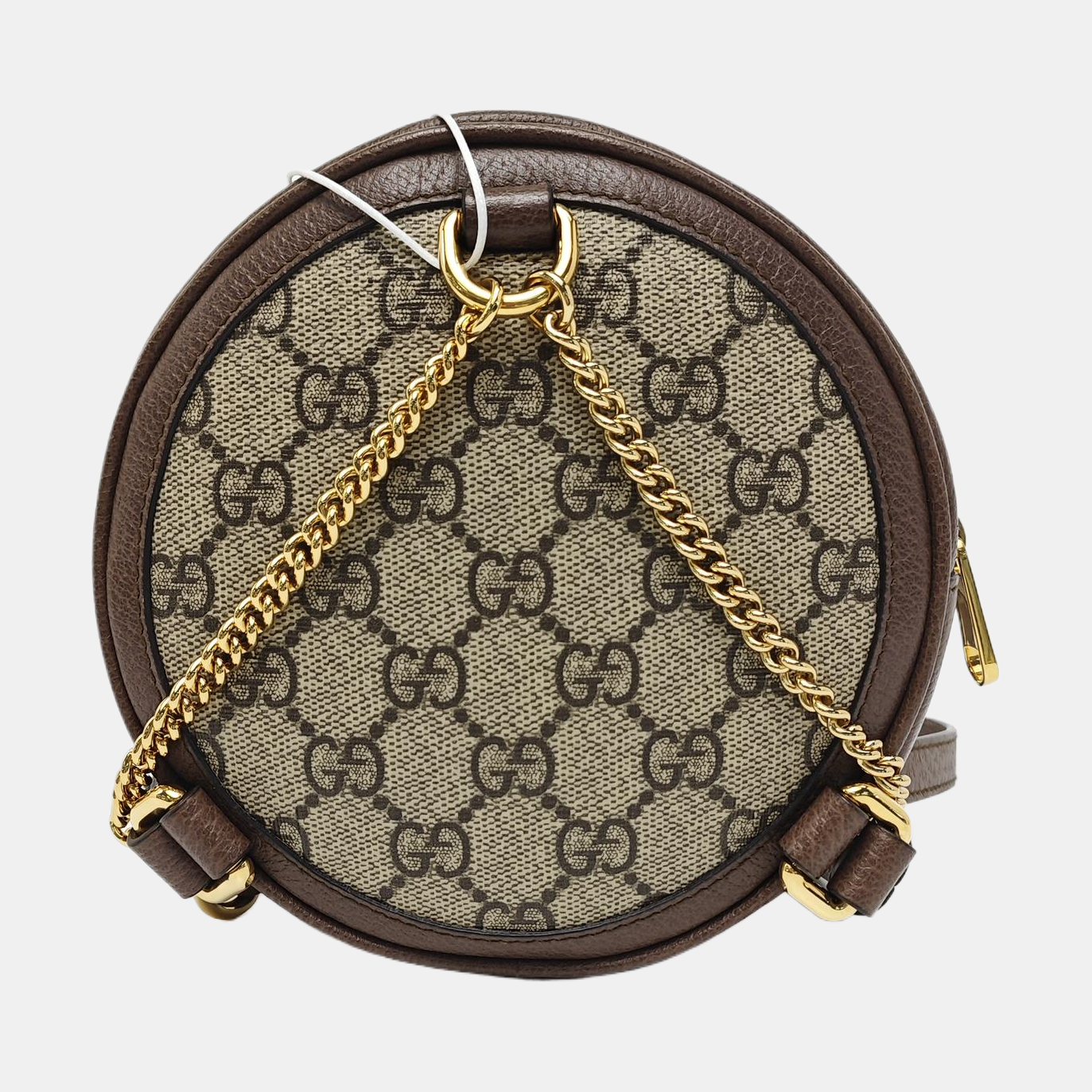Ophidia Mini Monogram Coated Canvas Beige