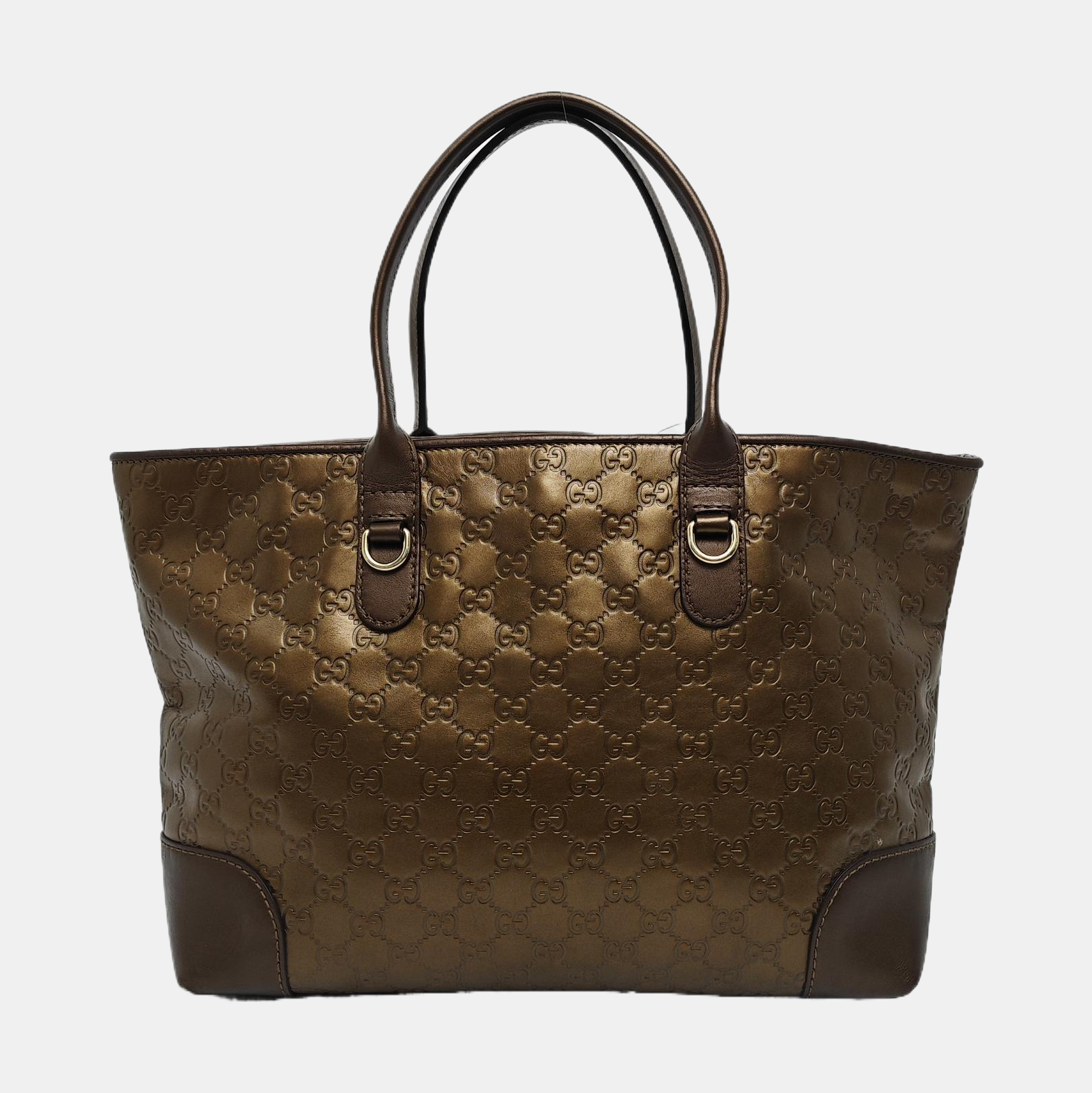 Heart Bit Monogram Calfskin Brown