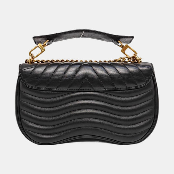 NEW WAVE MM Quilted Calfskin Black