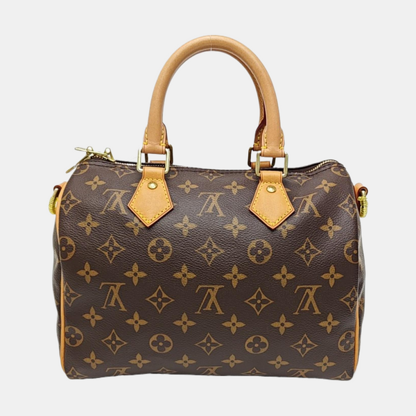 SPEEDY 25 Monogram Coated Canvas Brown