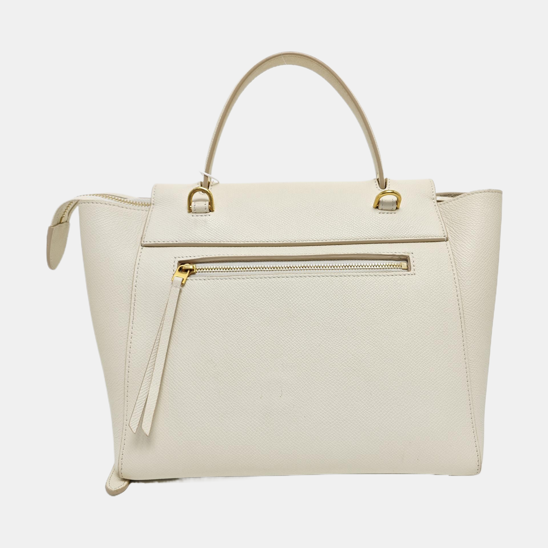 BELT Micro Calfskin White