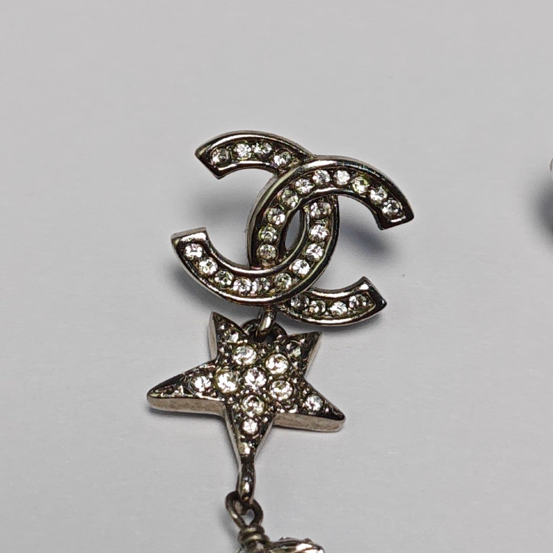 Metal Silver Earrings